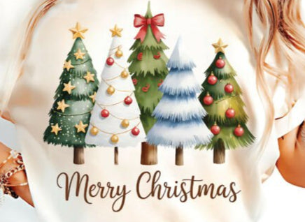 Woman's Merry Christmas Short Sleeve T-Shirt