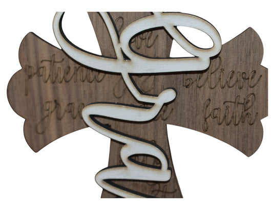 Christmas Cross Decor