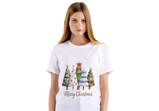 Woman's Merry Christmas Short Sleeve T-Shirt