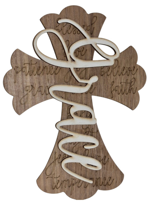 Christmas Cross Decor
